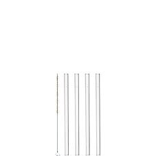 Ciao Sugrör Glas 15cm 4-pack inkl Borste