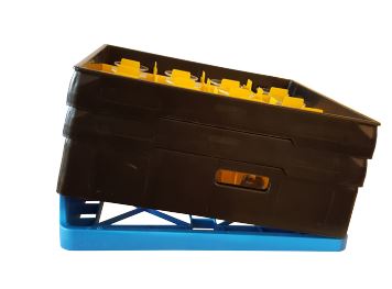 Basket tilt for wine glasses, dish trays 50x50 cm - 2