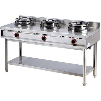 Wok, 3 gasbrännare