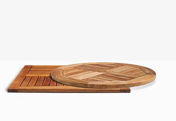 Bordsskivor i Teak