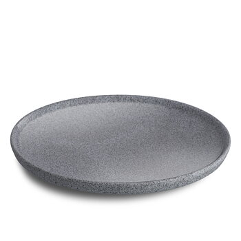 Granite No.1 Flat Plate ø20cm - Glazed