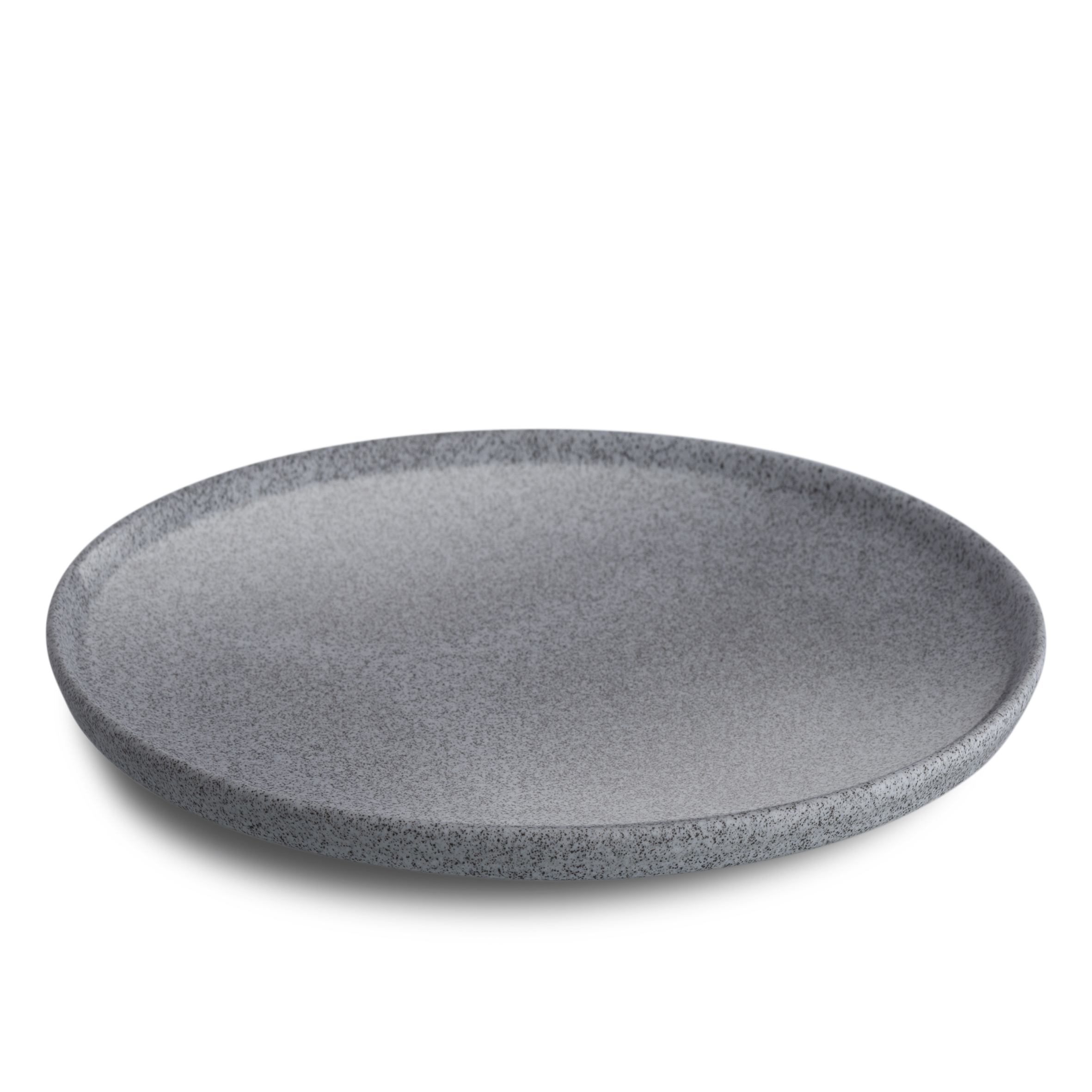 Granite No.1 Flat Plate ø26cm - Glazed