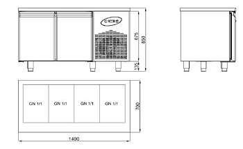 Salad rinse with 2 doors
