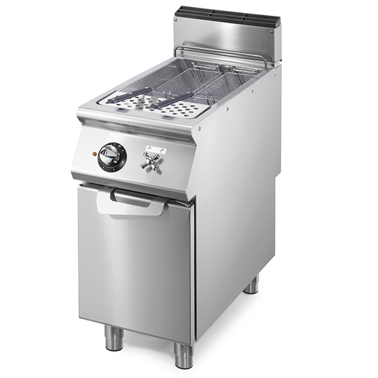 Electric pasta cooker on closed cabinet, 26 liters