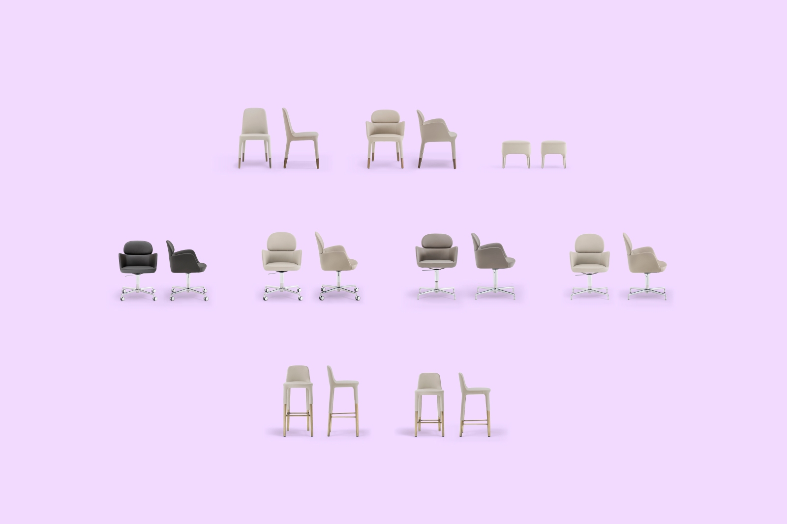 Barstool ESTER 698 H650 - 12