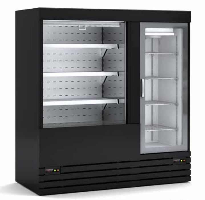 Wall cooling Combi Refrigerator & Freezer