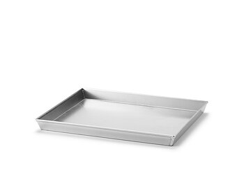 Bricka, aluminium, 35x28 cm, höjd 3 cm