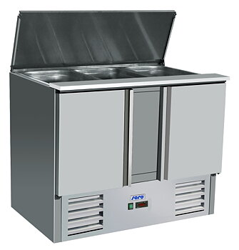 Saladette S902 with 2 doors and lid