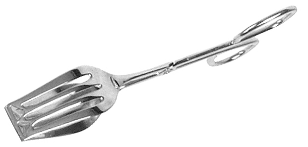 Cake tongs, stainless steel 19 cm