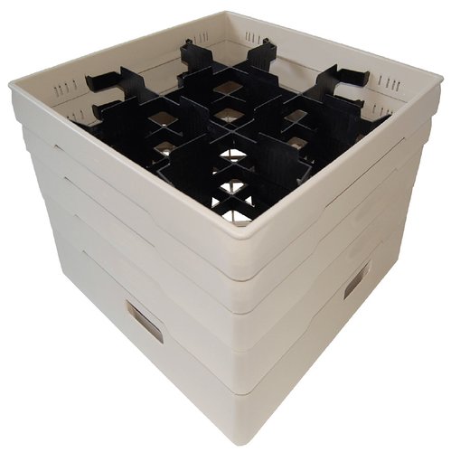 Diskback fackindelad, 9 x glas Ø max 149 mm , BEIGE - 4