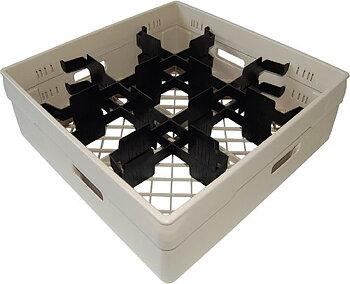 Dish tray compartment, 9 x glass Ø max 149 mm, BEIGE