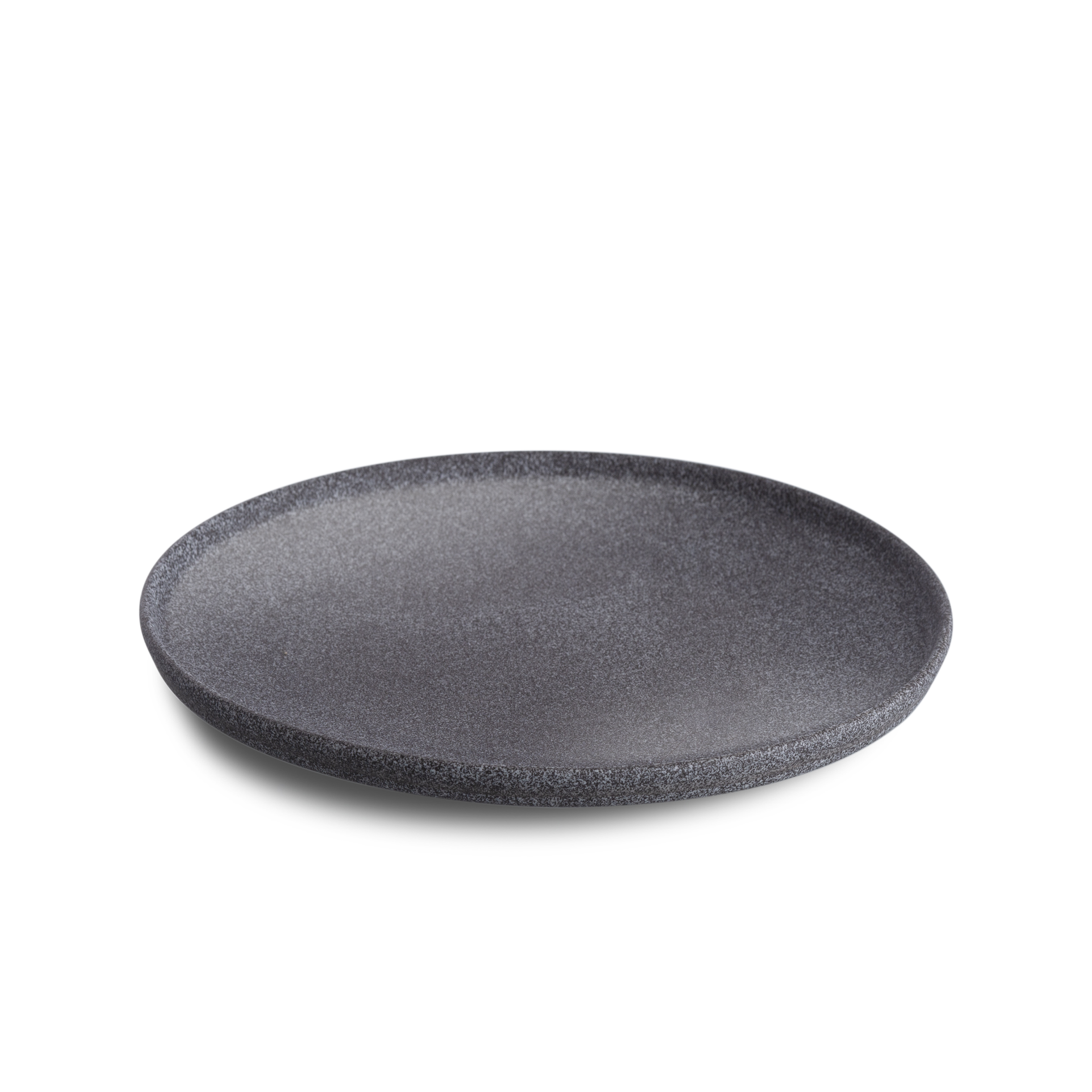 Granit No.4 Flat Tallrik ø20cm - Svart Hazy