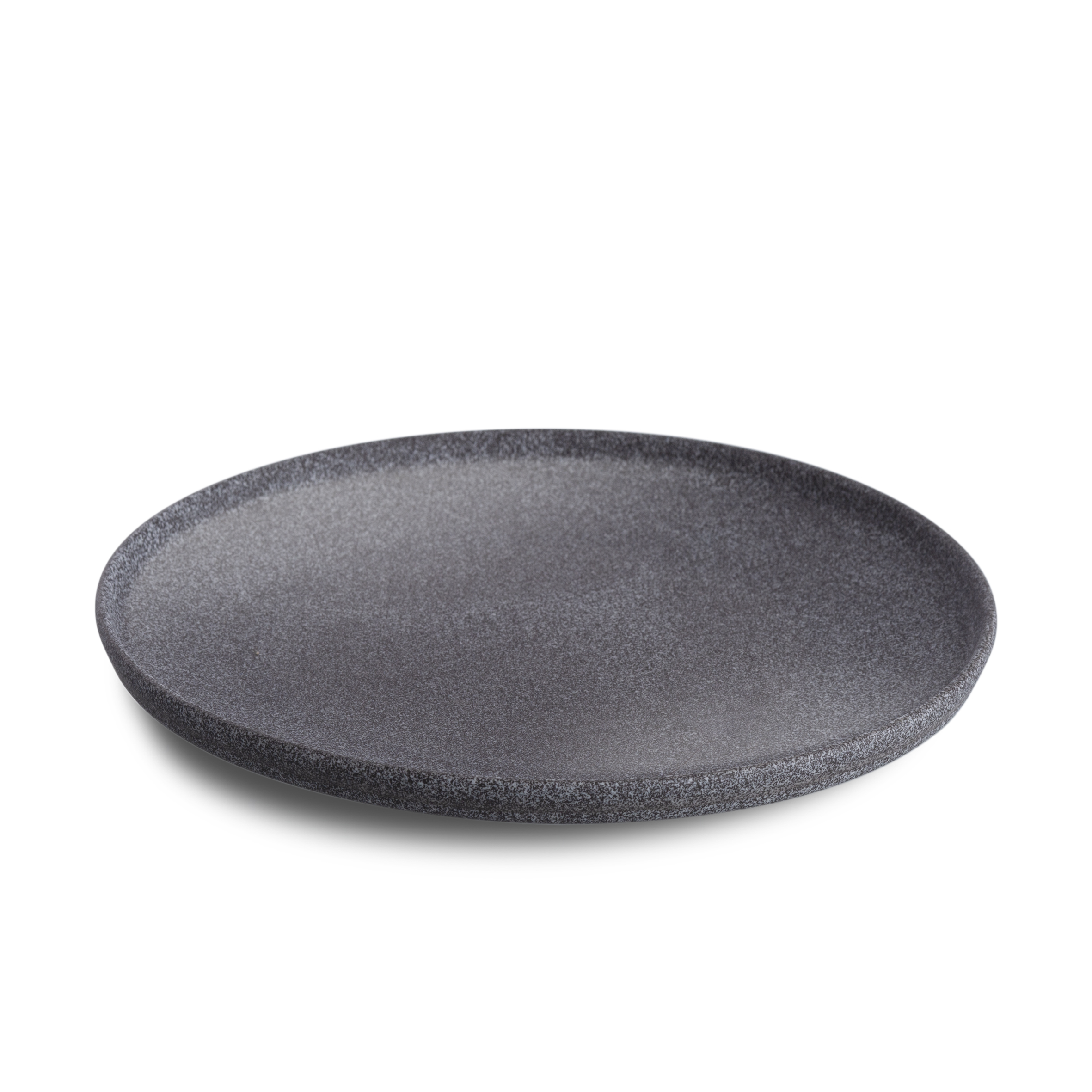 Granit No.4 Flat Tallrik ø24cm - Svart Hazy