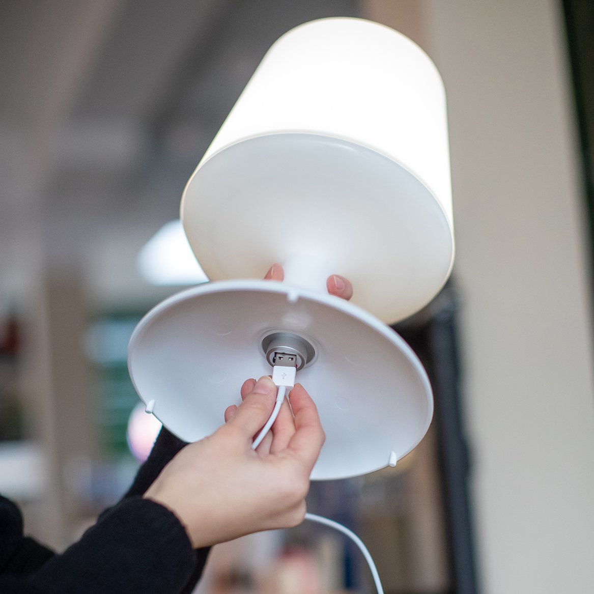 LIGHT TO GO LED Lampa, Organic grå - 4