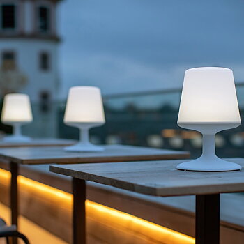 LIGHT TO GO LED Lampa, Organic grå