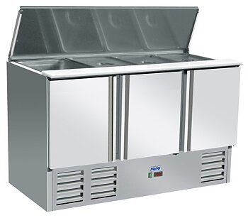 Saladette S903 with 3 doors and lid