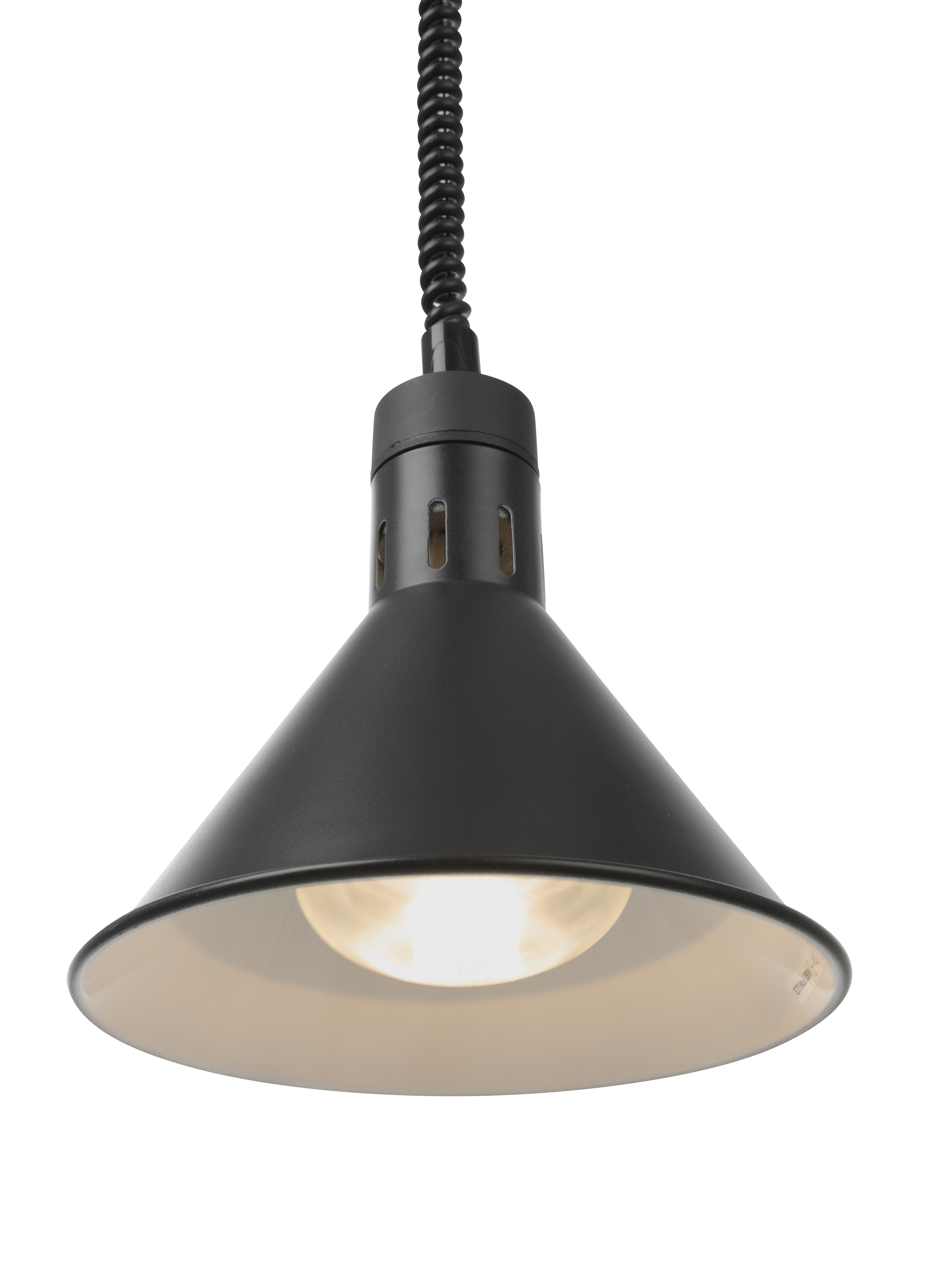 Värmelampa med utdragbar kabel, svart - 2