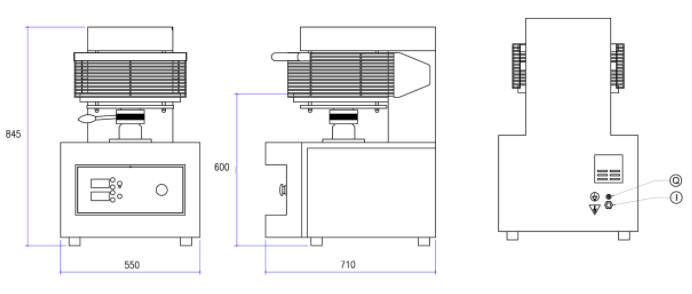 Pizzapress ø 50cm - 3