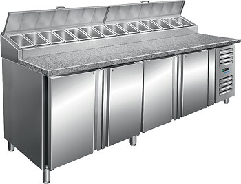 Pizzabin SH2500 with 4 doors 600x400 mm