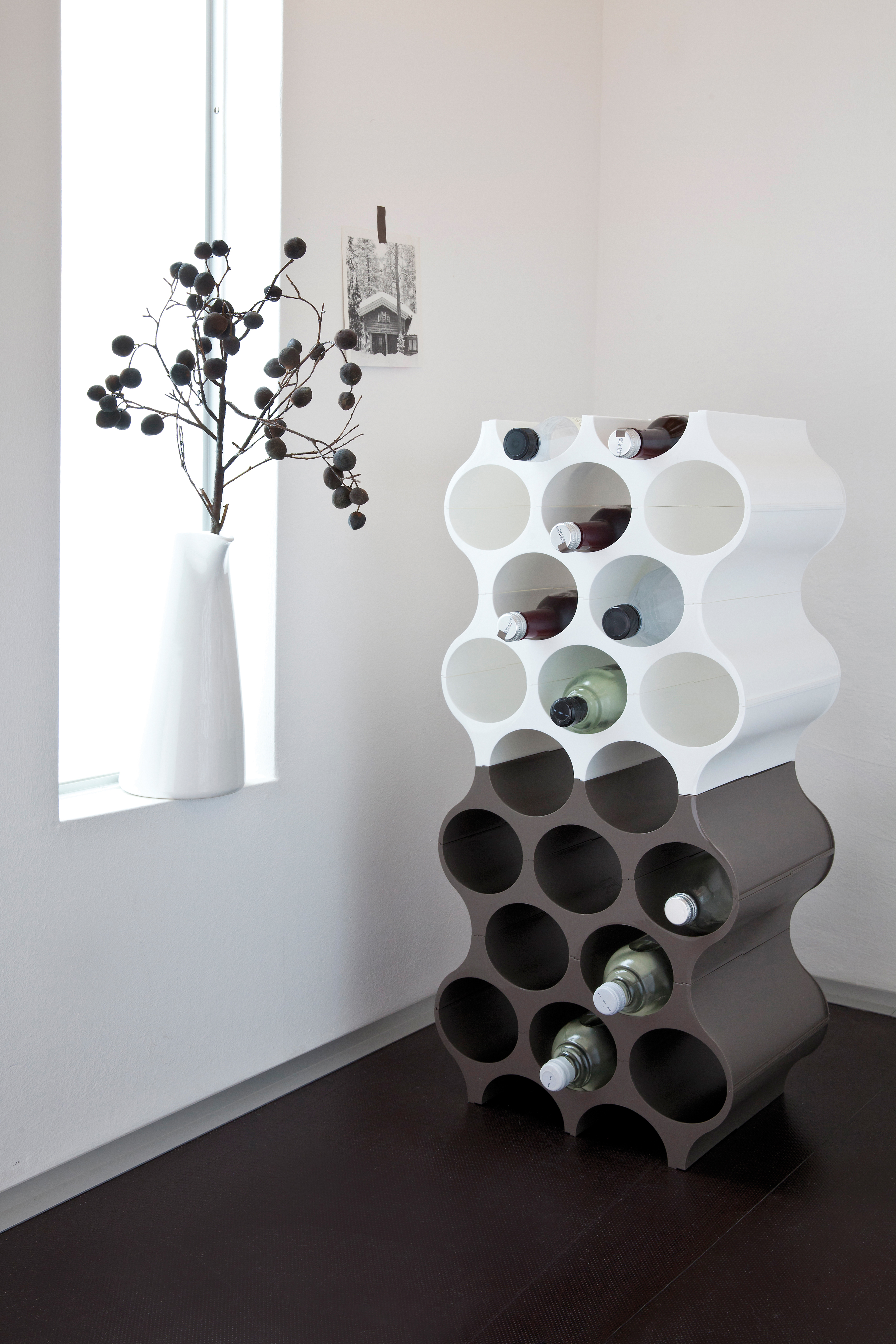 SET-UP, Wine rack, Black - 5
