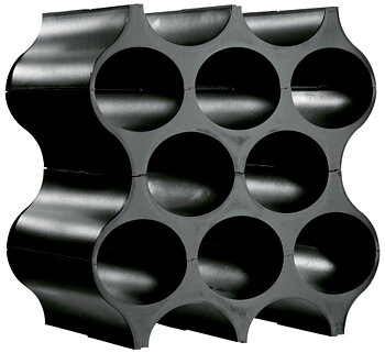SET-UP, Wine rack, Black