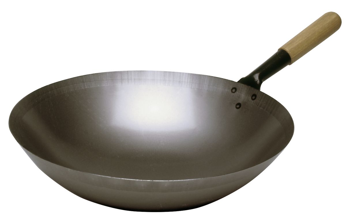 Wokpanna stål Ø 360 mm
