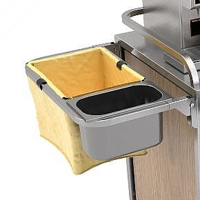 Holder for GN canteen and garbage bag