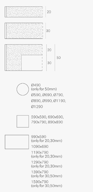 Table top Fenix FN Laminate top 20mm - 13