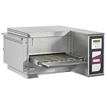 Electric ventilated tunnel oven, digital, max 145 pizzas/h