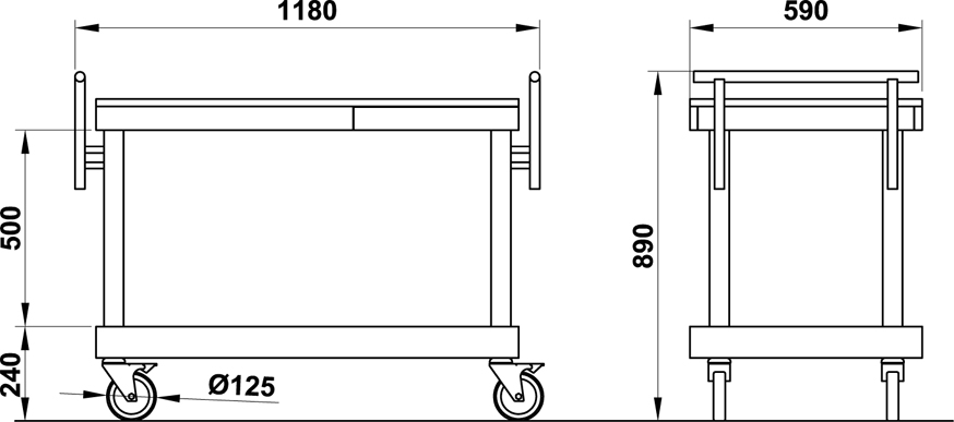 Servicevagn Artimide  - 2