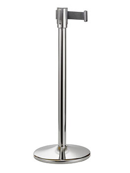 Queue Guiding  with retractable belt
