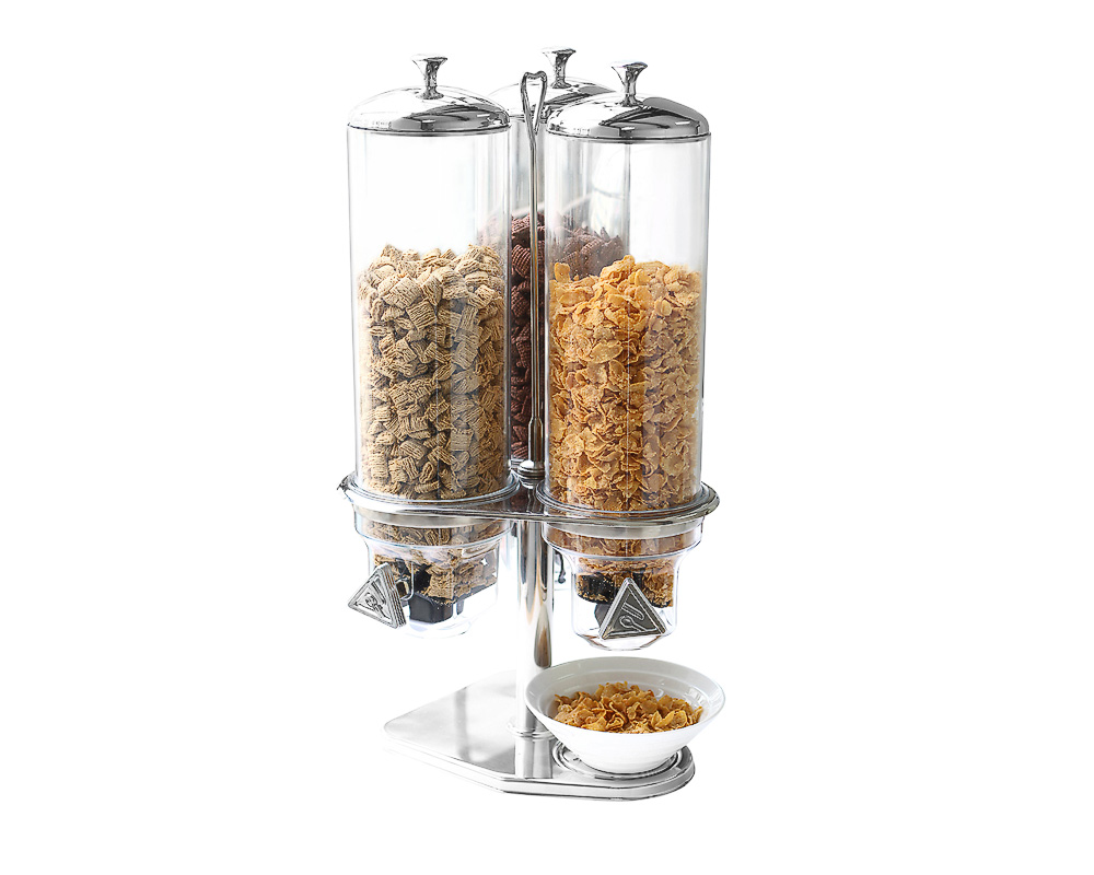 Dispenser frukostflingor, 3x4 liter