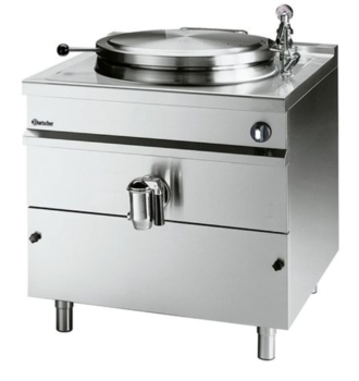 Electric boiling kettle, 220 liter, indirect heating