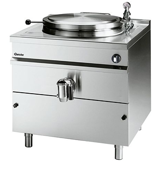 Electric boiling kettle, 480 liter, indirect heating