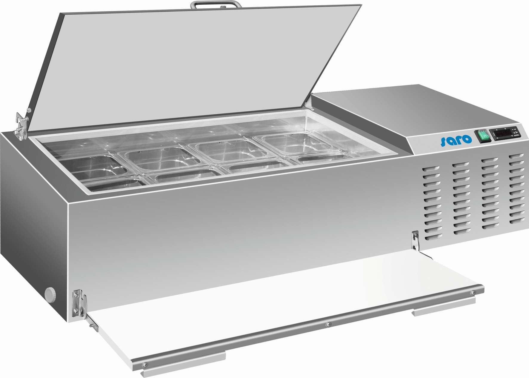 Cool display top with lid- 2 lengths