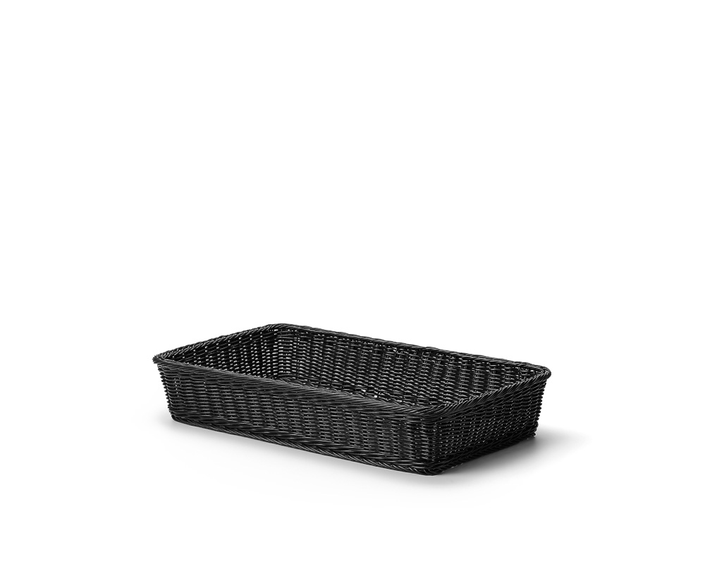 Bread basket, black