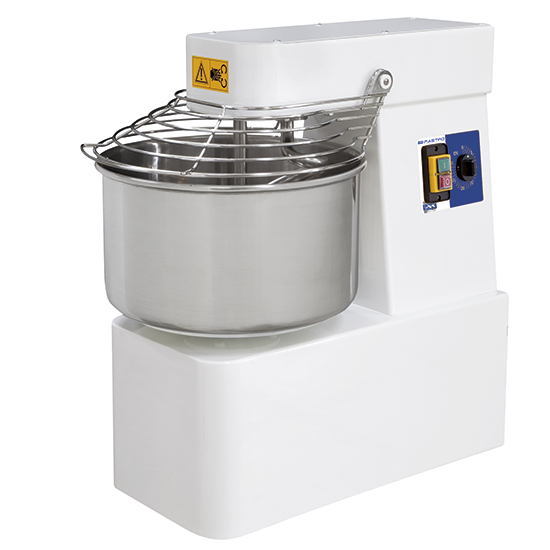 Spiral mixer, 5 kg/7 litres, 1 speed, with timer