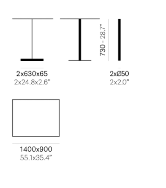 Table stand Bold  - 8