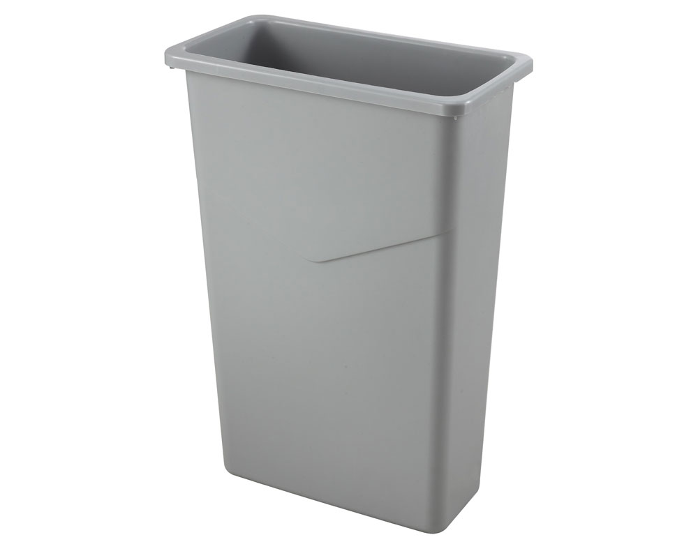 Återvinnings kärl volym 75 liter, grå plast