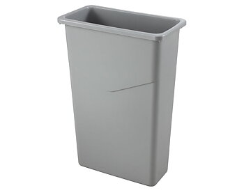 Recycling vessel volume 75 liters, gray plastic