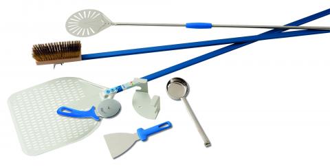 Professional pizza set perforated version - 7 pieces length 150mm