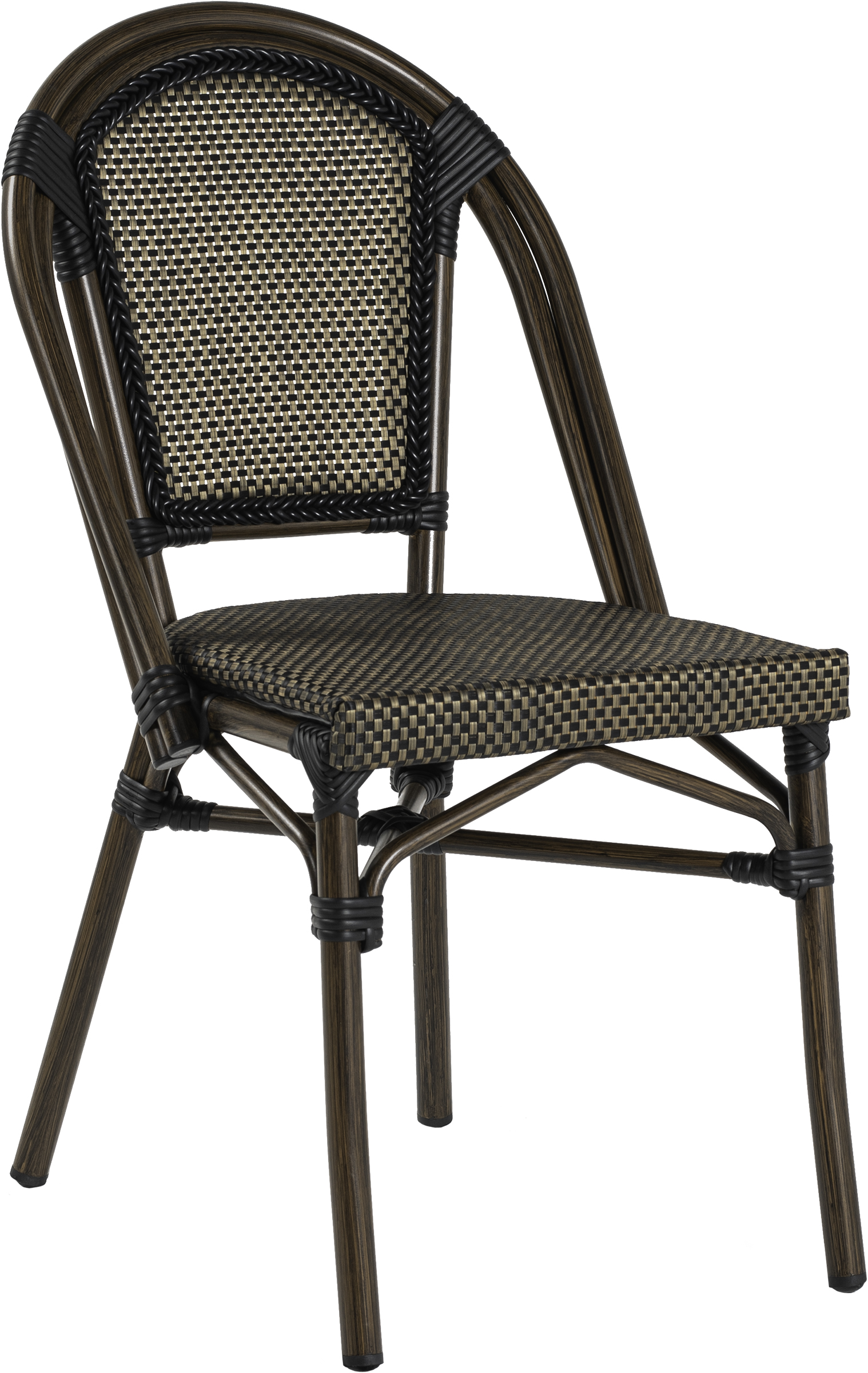 Stol PARIS, Bamboo, Brun/brun