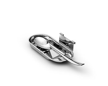 Holder for serving slice