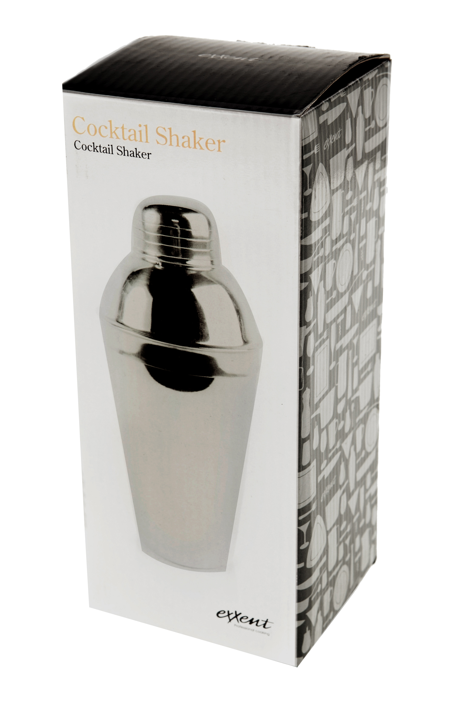 Cocktail Shaker rostfri 0,5L - 2