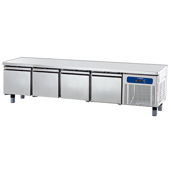 Grillkylbänk med 4 lådor 2200mm