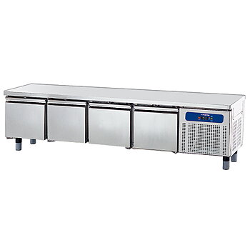 Grillkylbänk med 4 lådor 2200mm