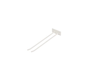 Glass mount for wall mounting, White structure , 1 sektion