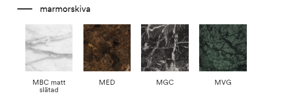 Coffee table CODE marble, Inside / outside - Several sizes - 11