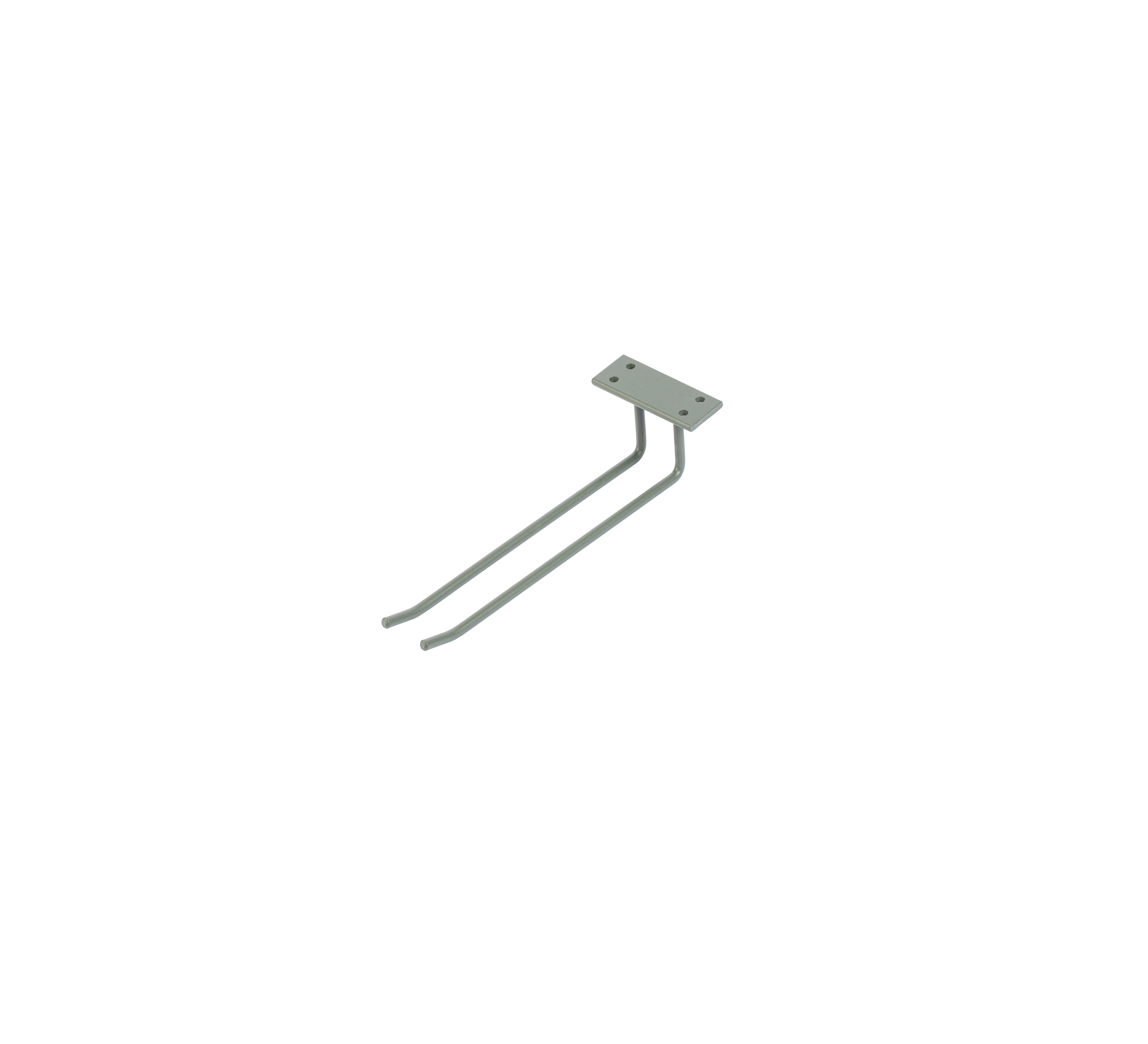 Glass mount for roof mounting, Grey structure, 1 sektion