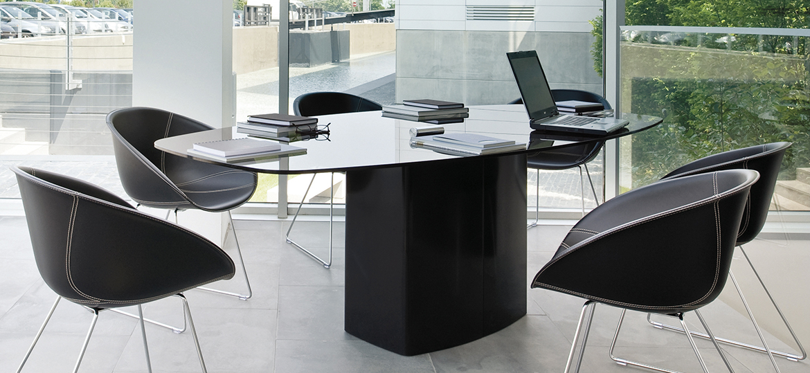 AERO Bord, svart/glas - 2 storlekar - 3